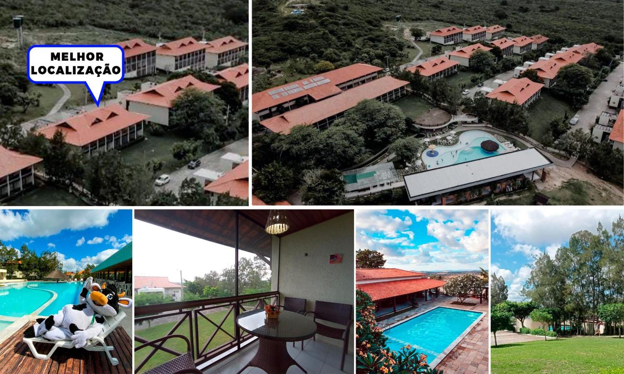 Flat No Hotel Fazenda Monte Castelo Gravata Condominio Exterior foto